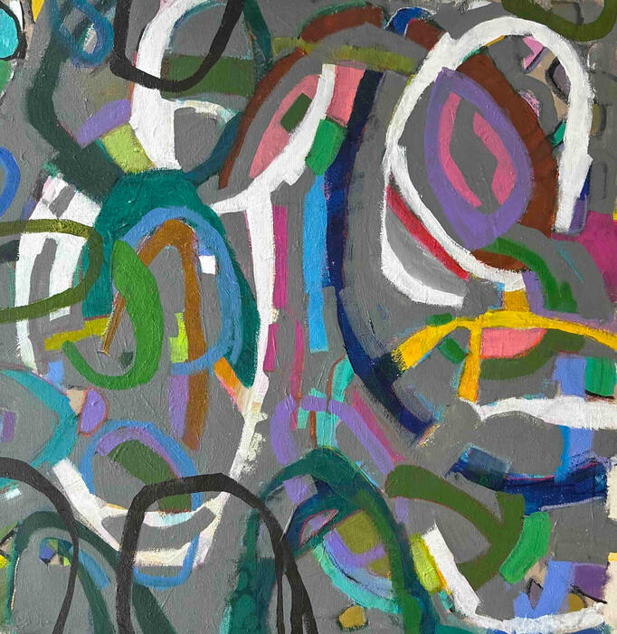 'Oil on Water' (18" x 20")