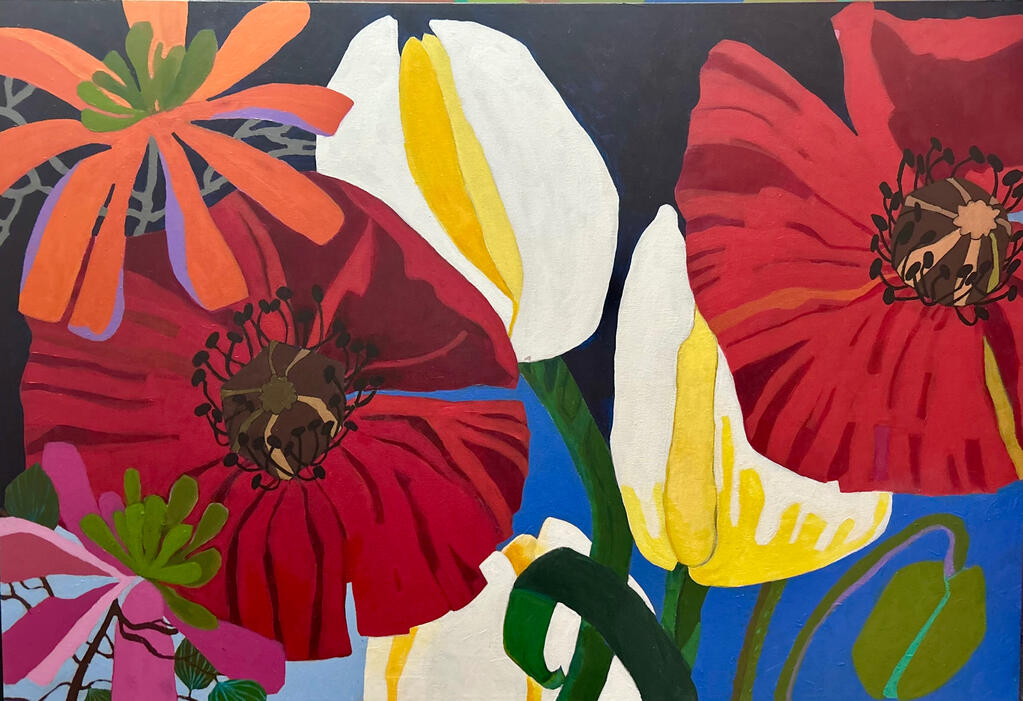 &#39;A Poppy or Two&#39; (48&quot; x 33&quot;)