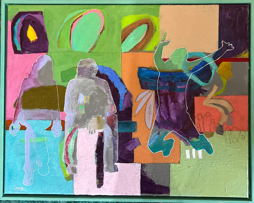 &#39;Conversations&#39; (22&quot; x 28&quot;)